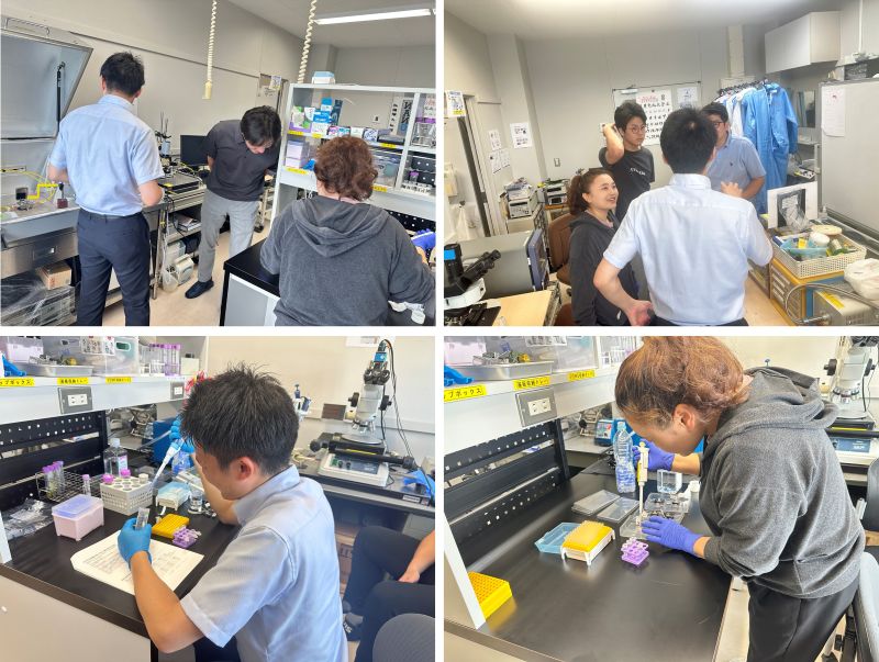 熊本大学中島先生・井手さんとの共同研究実験